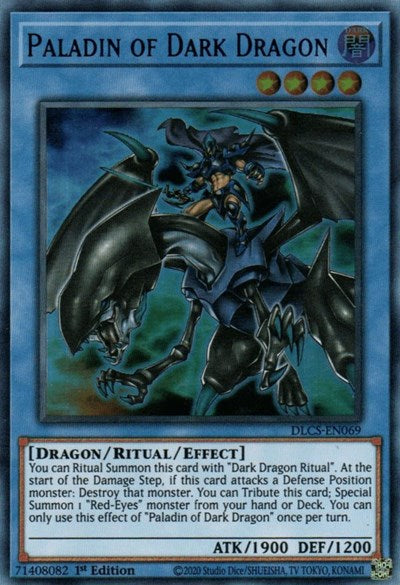 Paladin of Dark Dragon [DLCS-EN069] Ultra Rare | Good Games Morley