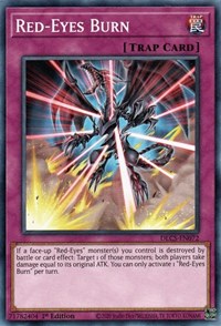 Red-Eyes Burn [DLCS-EN072] Common | Good Games Morley