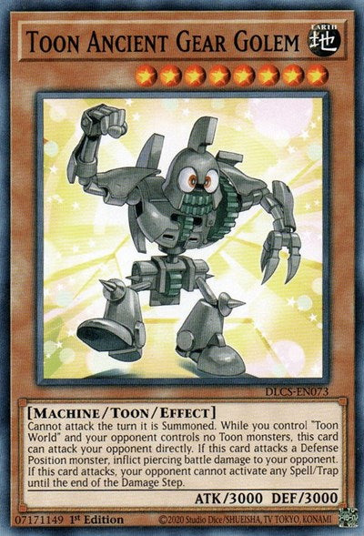 Toon Ancient Gear Golem [DLCS-EN073] Common | Good Games Morley