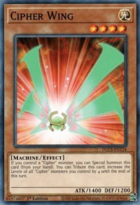 Cipher Wing [DLCS-EN124] Common | Good Games Morley