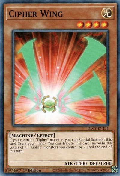 Cipher Wing [DLCS-EN124] Common | Good Games Morley