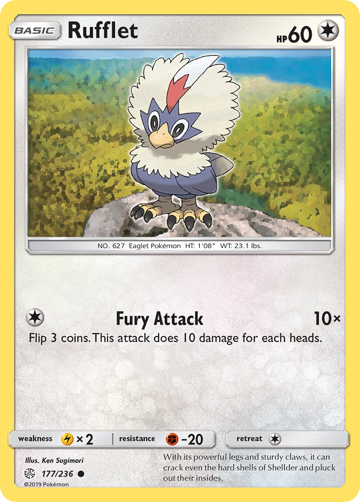 Rufflet (177/236) [Sun & Moon: Cosmic Eclipse] | Good Games Morley