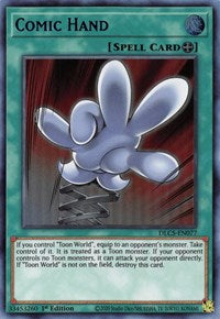 Comic Hand (Blue) [DLCS-EN077] Ultra Rare | Good Games Morley