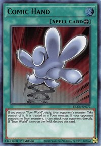 Comic Hand (Green) [DLCS-EN077] Ultra Rare | Good Games Morley