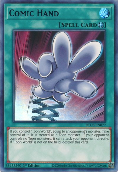 Comic Hand (Purple) [DLCS-EN077] Ultra Rare | Good Games Morley