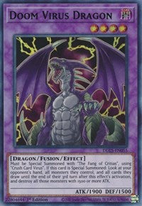 Doom Virus Dragon (Blue) [DLCS-EN055] Ultra Rare | Good Games Morley