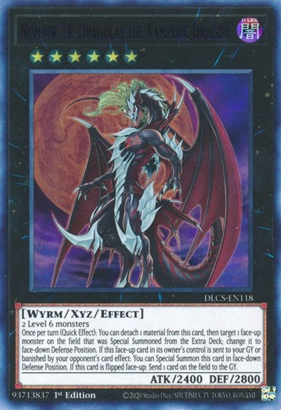 Number 24: Dragulas the Vampiric Dragon (Purple) [DLCS-EN118] Ultra Rare | Good Games Morley
