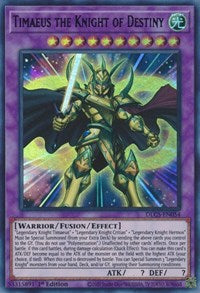 Timaeus the Knight of Destiny (Green) [DLCS-EN054] Ultra Rare | Good Games Morley
