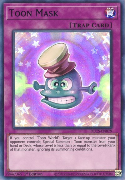 Toon Mask (Purple) [DLCS-EN079] Ultra Rare | Good Games Morley