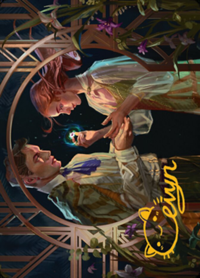 Prosperous Partnership Art Card (Gold-Stamped Signature) [Streets of New Capenna Art Series] | Good Games Morley