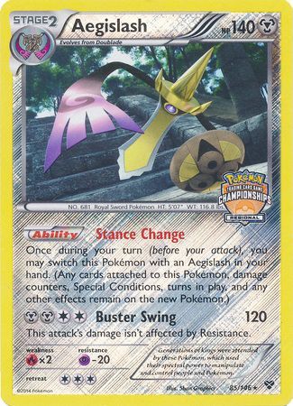 Aegislash (85/146) (Regional Championship Promo) [XY: Base Set] | Good Games Morley