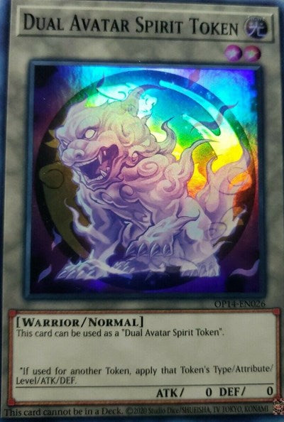 Dual Avatar Spirit Token [OP14-EN026] Super Rare | Good Games Morley
