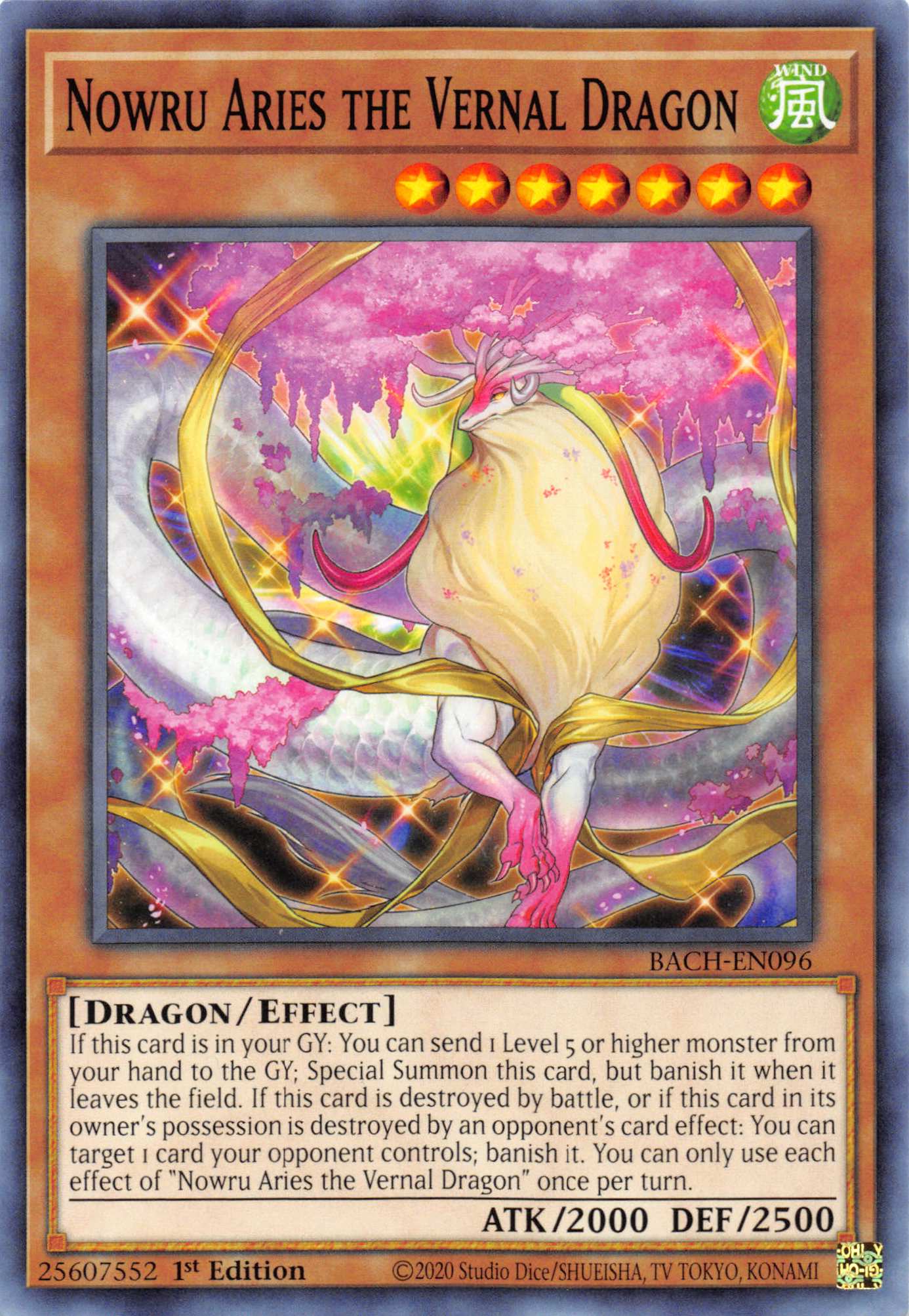 Nowru Aries the Vernal Dragon [BACH-EN096] Common | Good Games Morley