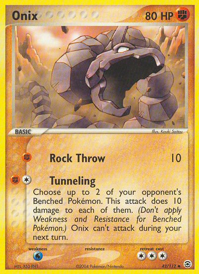 Onix (42/112) [EX: FireRed & LeafGreen] | Good Games Morley