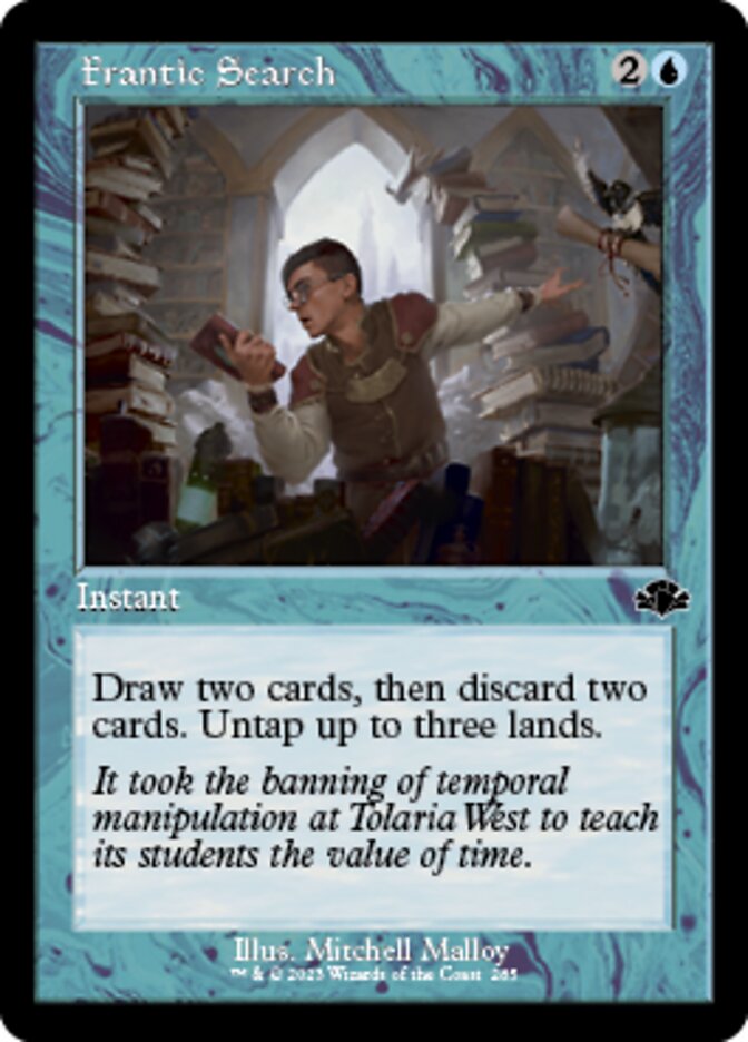 Frantic Search (Retro) [Dominaria Remastered] | Good Games Morley