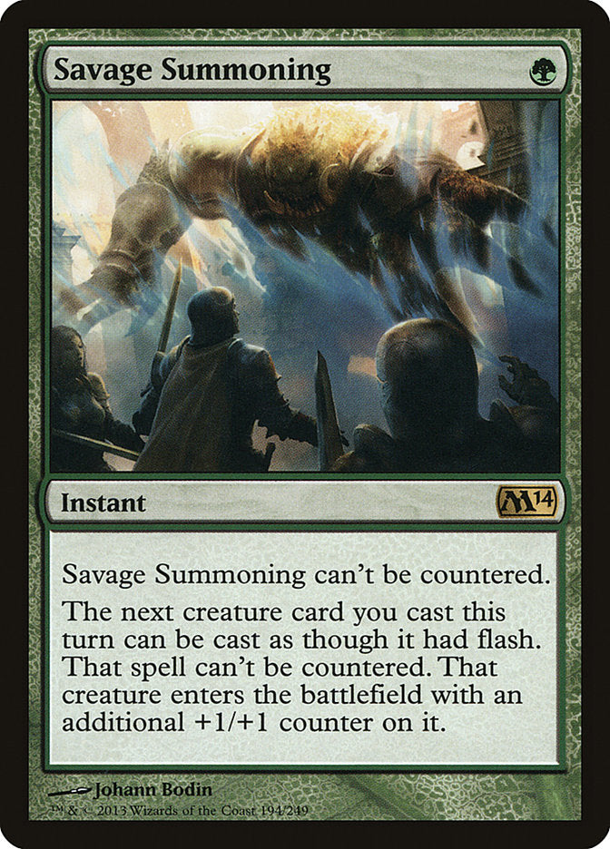 Savage Summoning [Magic 2014] | Good Games Morley