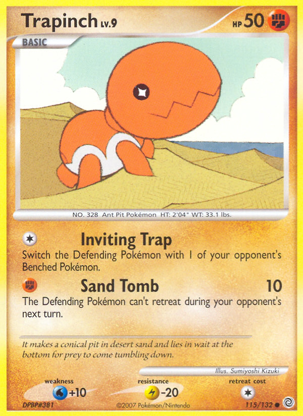Trapinch (115/132) [Diamond & Pearl: Secret Wonders] | Good Games Morley
