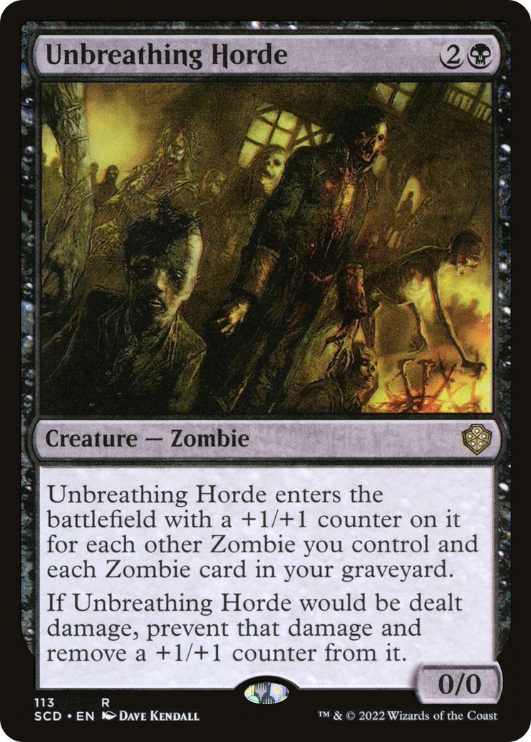 Unbreathing Horde [Starter Commander Decks] | Good Games Morley