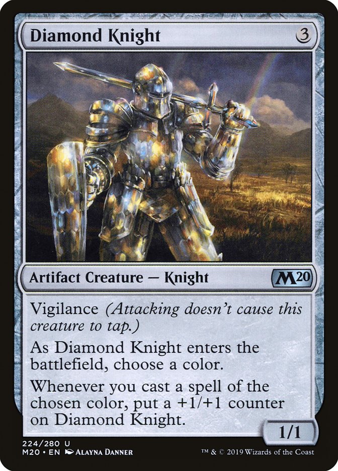 Diamond Knight [Core Set 2020] | Good Games Morley