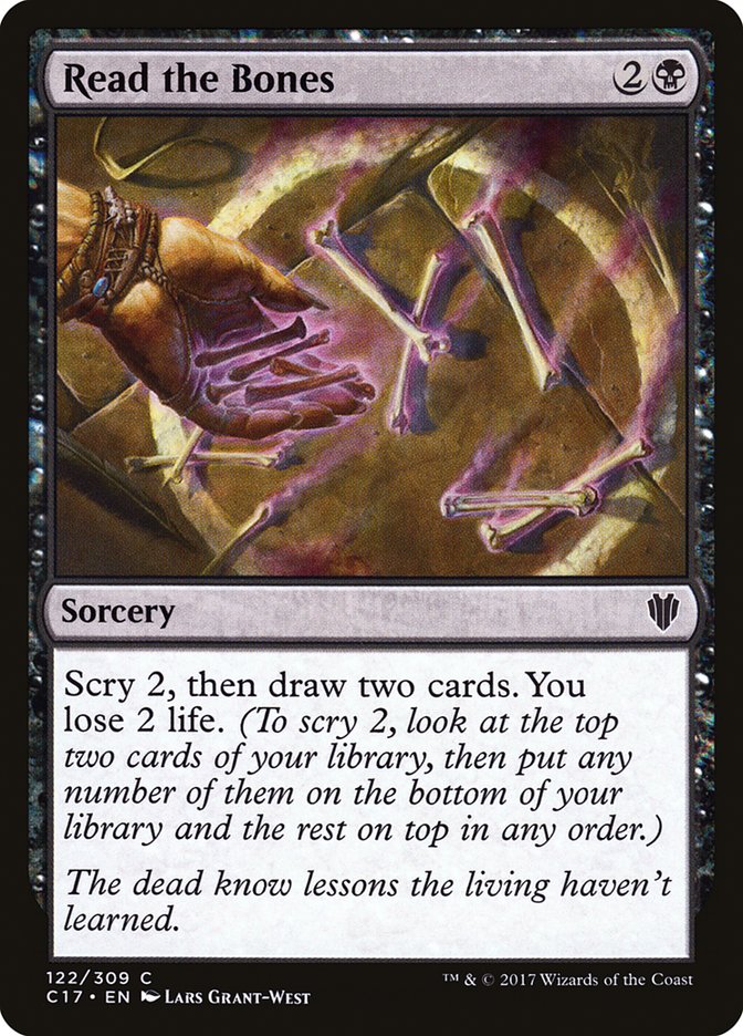 Read the Bones [Commander 2017] | Good Games Morley