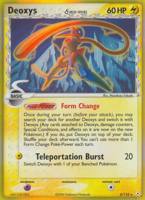 Deoxys (6/110) (Delta Species) [EX: Holon Phantoms] | Good Games Morley