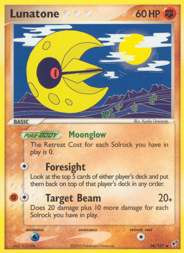 Lunatone (36/107) [EX: Deoxys] | Good Games Morley