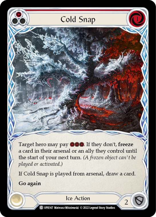 Cold Snap (Red) [UPR147] (Uprising)  Rainbow Foil | Good Games Morley