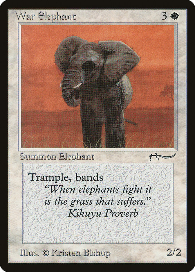 War Elephant (Light Mana Cost) [Arabian Nights] | Good Games Morley