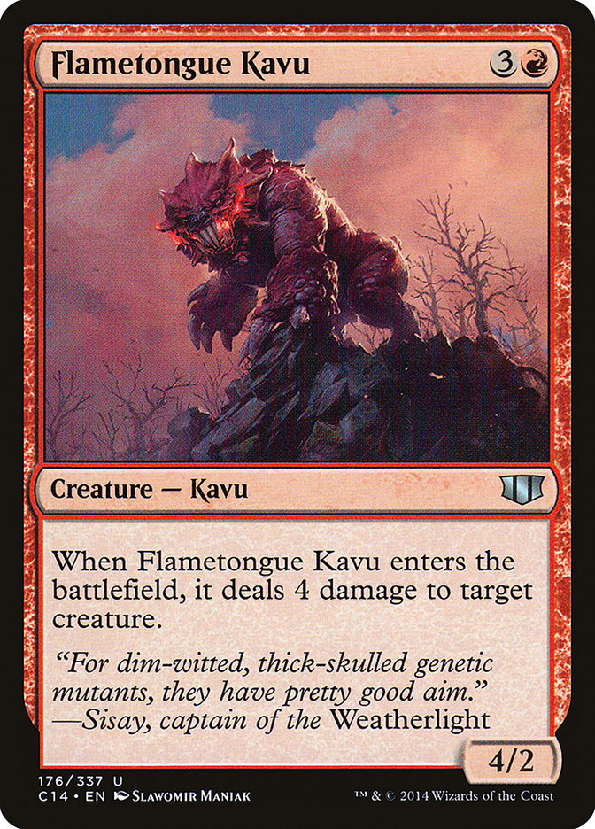 Flametongue Kavu [Commander 2014] | Good Games Morley