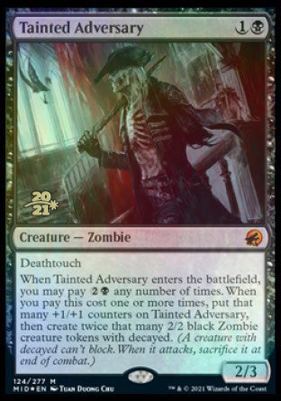 Tainted Adversary [Innistrad: Midnight Hunt Prerelease Promos] | Good Games Morley