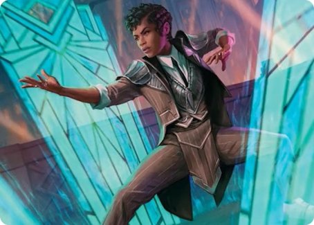Dapper Shieldmate Art Card [Streets of New Capenna Art Series] | Good Games Morley