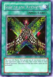 Seal of the Ancients (Power of Chaos: Kaiba the Revenge) [PCK-003] Secret Rare | Good Games Morley