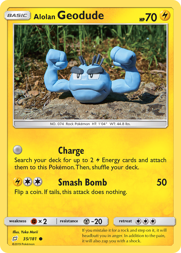 Alolan Geodude (35/181) [Sun & Moon: Team Up] | Good Games Morley