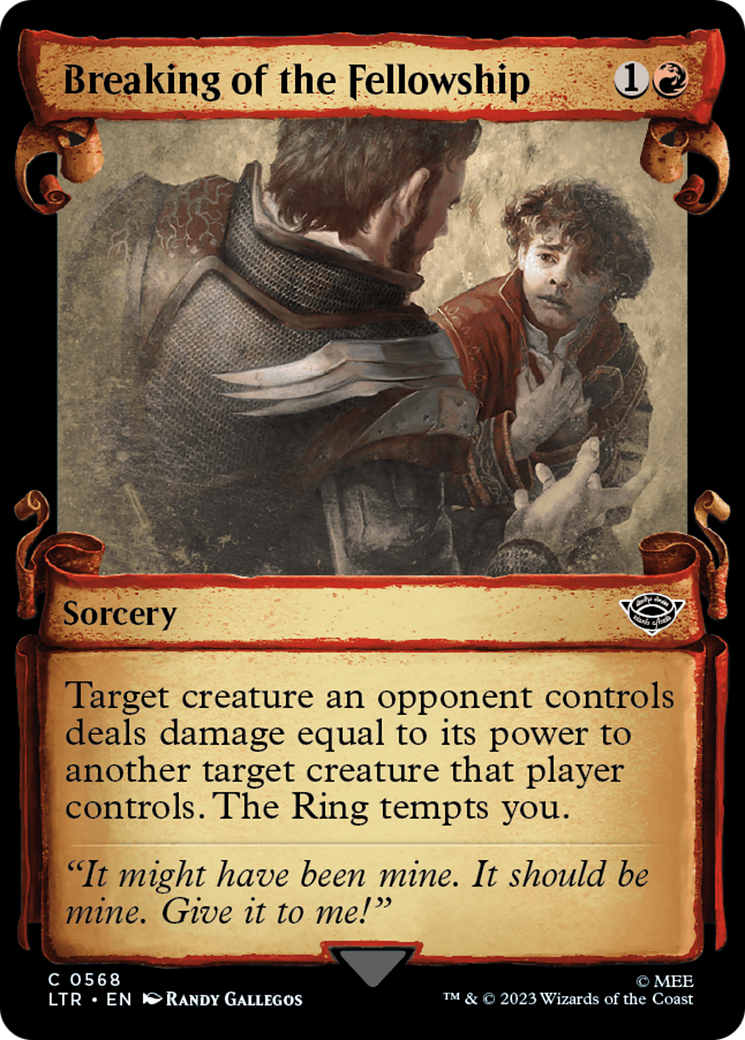 Breaking of the Fellowship [The Lord of the Rings: Tales of Middle-Earth Showcase Scrolls] | Good Games Morley
