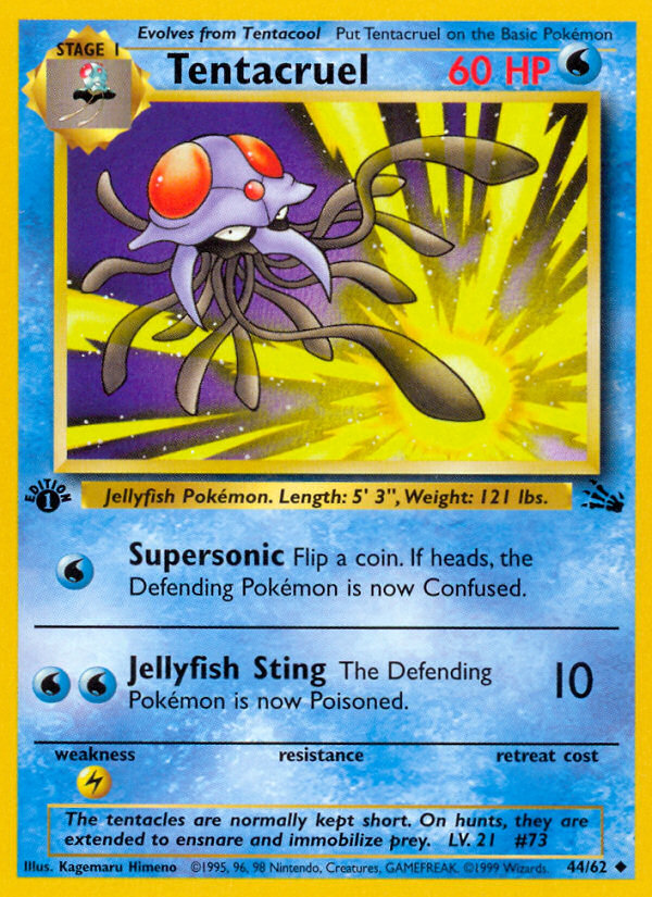 Tentacruel (44/62) [Fossil 1st Edition] | Good Games Morley