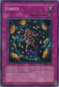 Greed [SOD-EN055] Super Rare | Good Games Morley