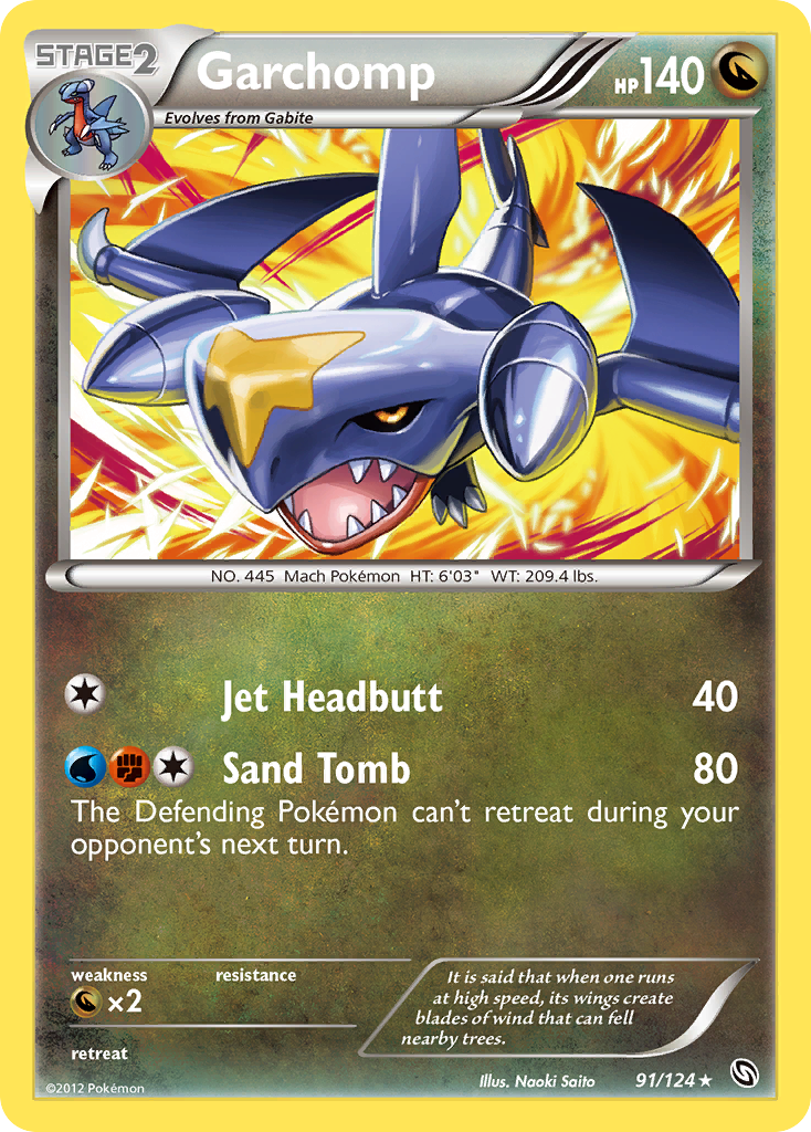 Garchomp (91/124) [Black & White: Dragons Exalted] | Good Games Morley