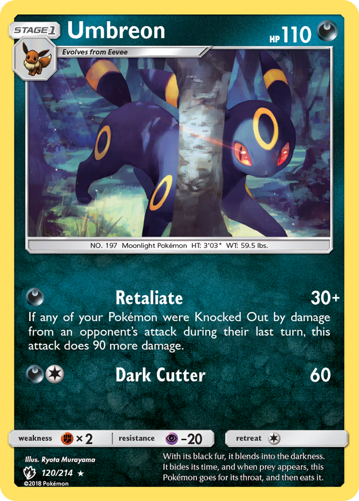 Umbreon (120/214) [Sun & Moon: Lost Thunder] | Good Games Morley