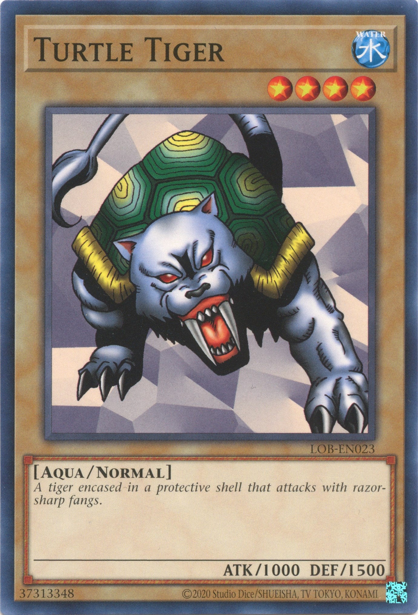 Turtle Tiger (25th Anniversary) [LOB-EN023] Common | Good Games Morley