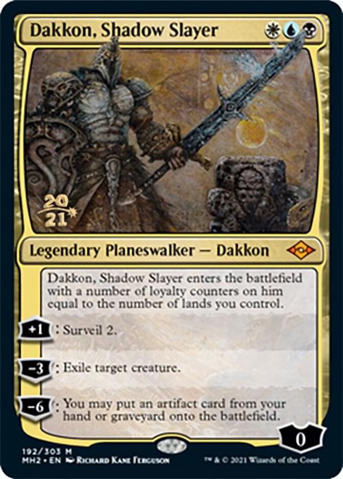 Dakkon, Shadow Slayer [Modern Horizons 2 Prerelease Promos] | Good Games Morley