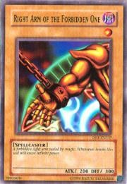 Right Arm of the Forbidden One [DB1-EN137] Common | Good Games Morley