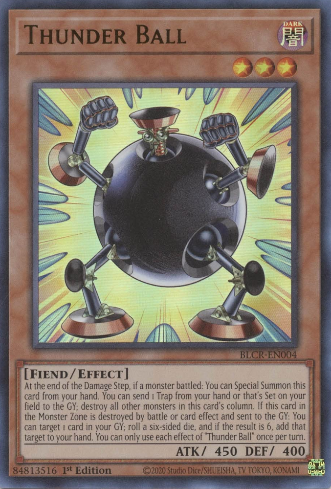 Thunder Ball [BLCR-EN004] Ultra Rare | Good Games Morley