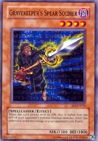 Gravekeeper's Spear Soldier [DR1-EN010] Common | Good Games Morley