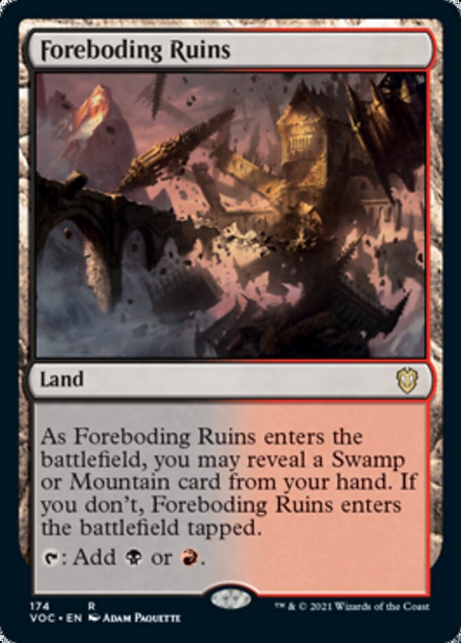 Foreboding Ruins [Innistrad: Crimson Vow Commander] | Good Games Morley