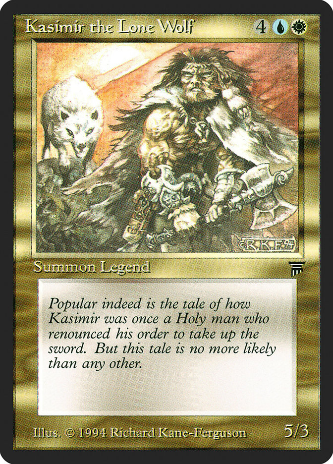 Kasimir the Lone Wolf [Legends] | Good Games Morley