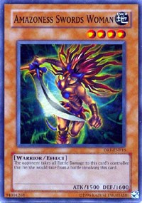 Amazoness Swords Woman [DR1-EN116] Super Rare | Good Games Morley