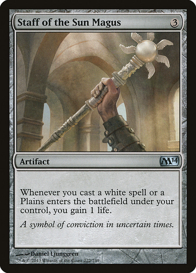 Staff of the Sun Magus [Magic 2014] | Good Games Morley
