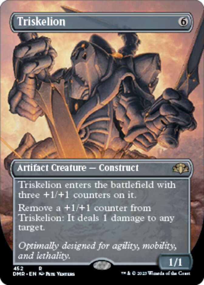 Triskelion (Borderless Alternate Art) [Dominaria Remastered] | Good Games Morley