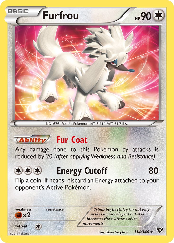 Furfrou (114/146)(Cosmos Holo) (Blister Exclusive) [XY: Base Set] | Good Games Morley