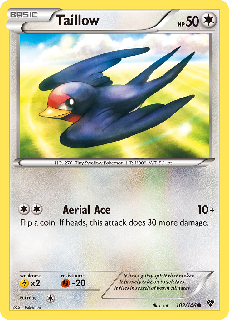 Taillow (102/146) [XY: Base Set] | Good Games Morley